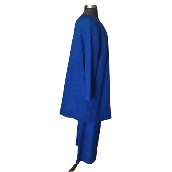 Ben Marc Three Piece Skirt Suit Blue Plus Size - Picture 2 of 12